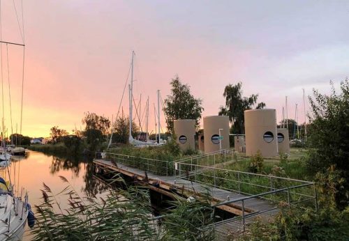 Neue bboxx slube Mini-Hotels am Yachthafen Greifswald