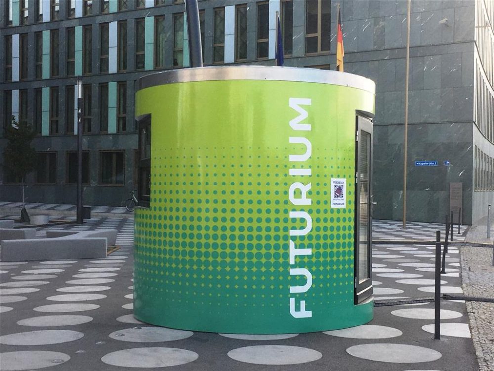 Veloform bboxx ticket booth Futurium