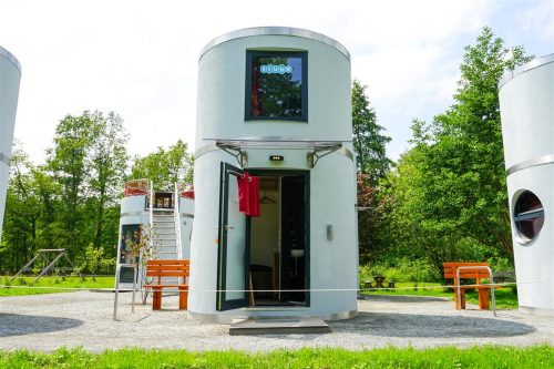 Veloforms slube Mini-Hotel Anlage auf dem Forellenhof Rottstock.
