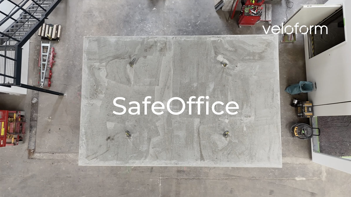SafeOffice Sicherheitsraum von Veloform – moderner Bunker für Arbeit, Rückzug und Schutz - Aussenansicht