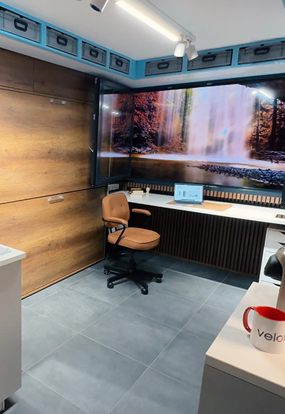 SafeOffice Sicherheitsraum von Veloform – moderner Bunker für Arbeit, Rückzug und Schutz